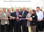 Inauguration de la  Filature de Ronchamp - Le ruban est coup (2)