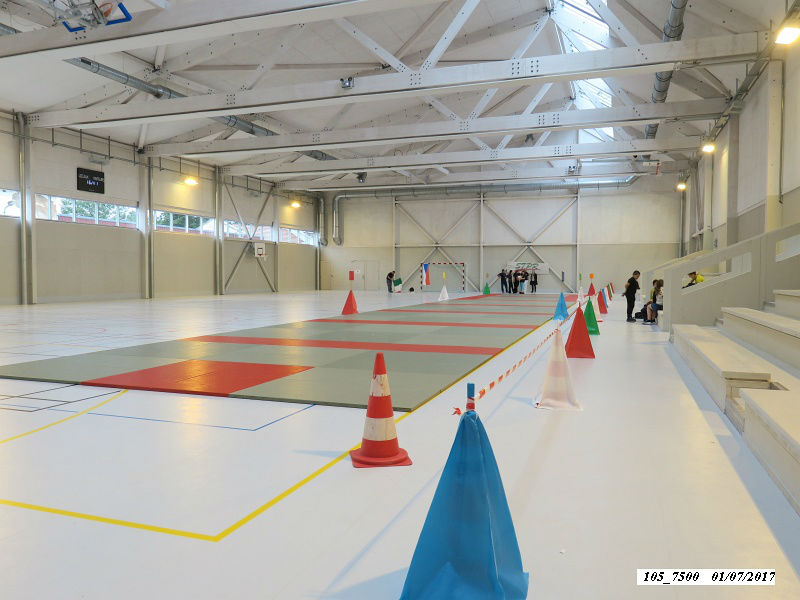 Inauguration de la Filature de Ronchamp - Animations dans la salle omnisports ou gymnase